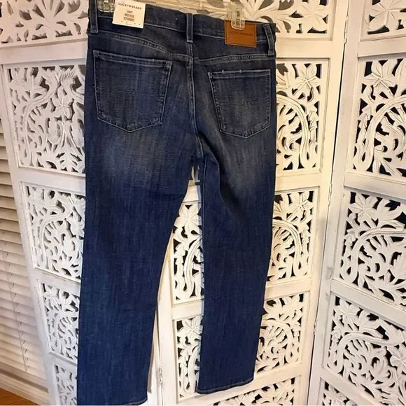 NWT Lucky Brand Mid Rise Straight Jeans Sz 10/30 - Picture 2 of 6